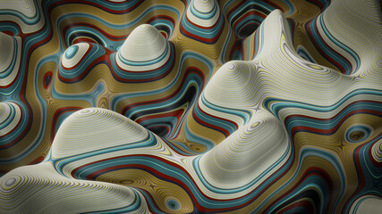 Abstract background - 3D Illustration