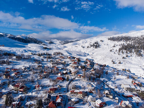 Samarina Village in Grevena, Greece. The highest village in the Balcans.