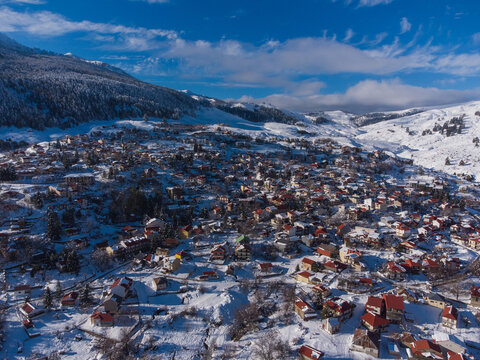 Samarina Village in Grevena, Greece. The highest village in the Balcans.