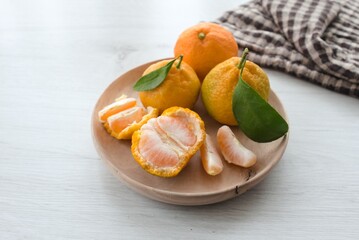 mandarins in a basket