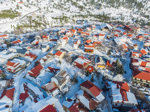 Samarina Village in Grevena, Greece. The highest village in the Balcans.
