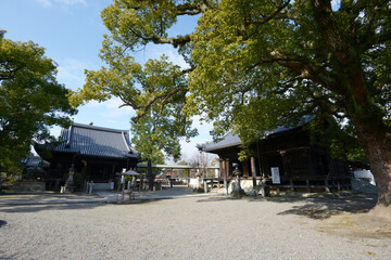 斑鳩寺　境内　兵庫県太子町鵤