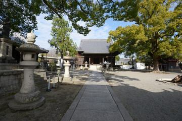 斑鳩寺　境内　兵庫県太子町鵤