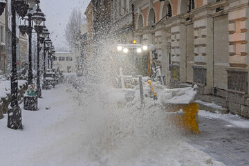Removing Snow City Street