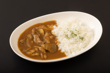牛すじカレー　黒毛和牛