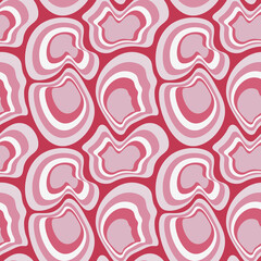 Seamless pattern - asymmetrical fantasy spots - molecules, stones or shell of the animal Abstraction