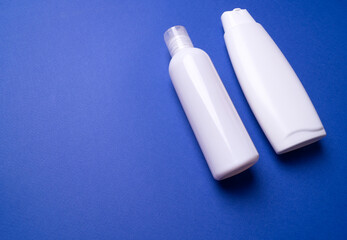 shampoo or hair conditioner bottle isolated