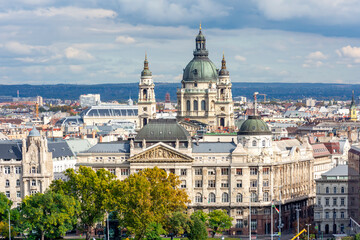 St. Stephen's basilica dome in Budapest, Hungary