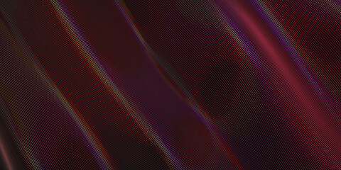 mesh digital wave technology background Shiny reflective surface 3D illustration
