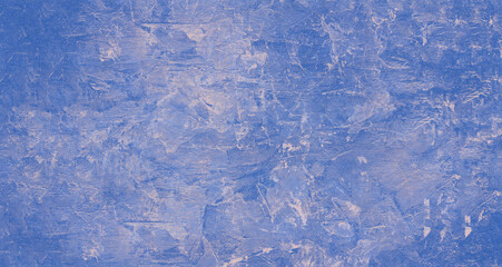 Blue colored concrete textured background, design wall