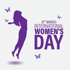 Obraz na płótnie Canvas vector illustration for international women's day