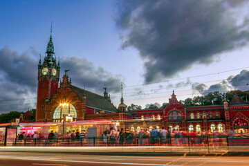  railway line in Gdańsk opened in 1852 - obrazy, fototapety, plakaty