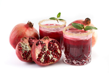 Organic pomegranate juice