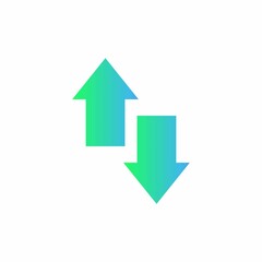 up down arrow. Vector illustration for graphic design, Web, UI, app.