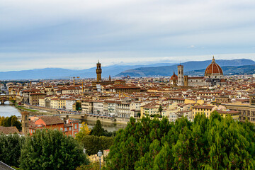 Obraz premium Florence Italy Europa town old autunm