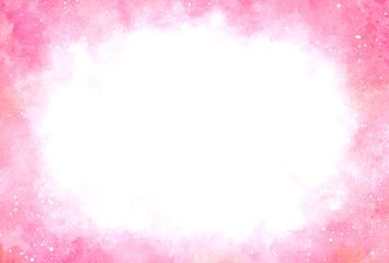 背景素材_水彩テクスチャ_ピンク