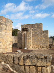 Naklejka premium Conjunto Arqueológico Madinat al-Zahra. Patrimonio de la humanidad por la Unesco / Madinat al-Zahra Archaeological Ensemble. Heritage of humanity by Unesco. Córdoba. Andalucía. España
