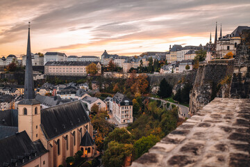 Obraz premium Nice landscapes in Luxembourg city