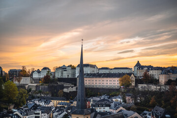Fototapeta premium Nice landscapes in Luxembourg city