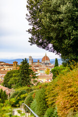 Florence Italy Europa town old autunm