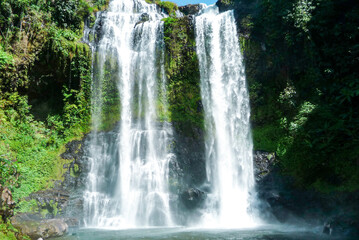 Fototapeta na wymiar Beautiful Waterfall in Laos