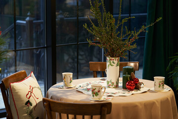 Christmas table decoration