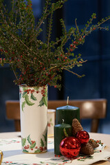 Christmas table decoration