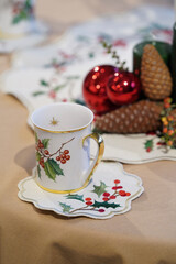 Christmas table decoration