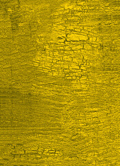 Golden craquelure background, texture, contrast, vertical