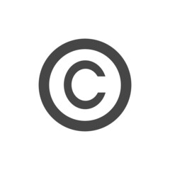 Copyright emoji vector symbol