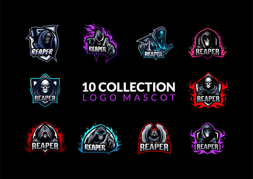 Reaper logo mascot collection design