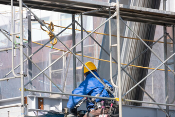 建築現場　作業員