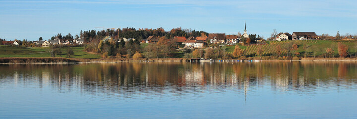 Autumn scene in Zurich Canton.