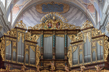Barocke Orgel in der Stiftskirche Göttweig