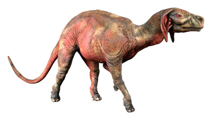 3D Rendering Fantasy Creature on White