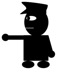 design of a cartoons characters and with various style  in black and white concept