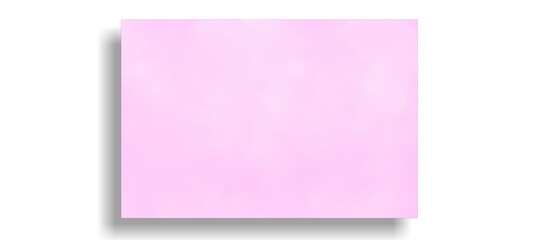 Pink and white mock up with copyspace blank screen for advertisement, banner, poster, widescreen display, with drop shadow, insert picture or text