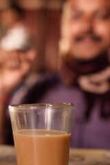 Tea Cup in the table
