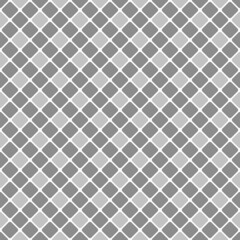 Motif de carreaux simples gris. Tuile carrée aux coins arrondis.