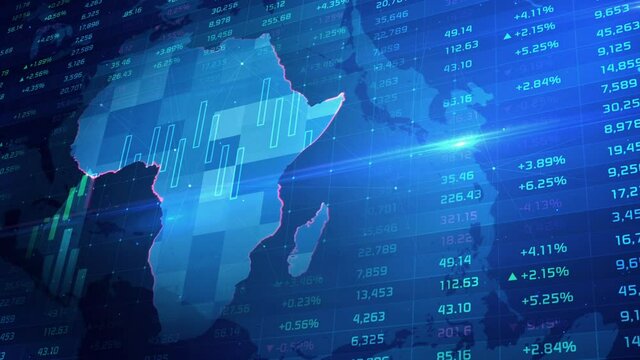 The growth rate of the stock market and the Africa economy