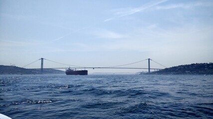 Istanbul Bosphorus and Bosphorus Bridge