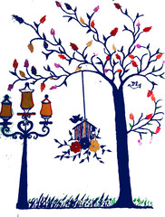 tree, nature, vector, leaf, silhouette, branch, illustration, design, spring, flower, winter, plant, art, autumn, wood, pink, season, floral, garden, summer, bird, forest, landscape, branches, drawing