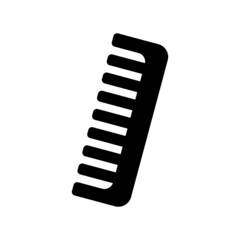 Comb icon isolated on white background