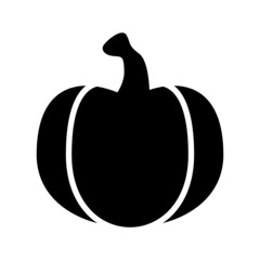 Pumpkin icon isolated on white background
