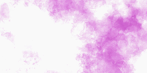 Fototapeta na wymiar Pink watercolor background. Abstract hand paint square stain background. Pink powder explosion on white background.Pink dust splatter on background.