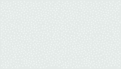 Vector abstract background with small white polka dots on grey background. Neutral, abstract background. Copy space.