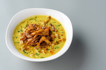 Soto Ayam kampung or Soto Medan is Traditional chicken soup from Medan, North Sumatra.

Soto is a traditional Indonesian soup mainly composed of broth, meat, fried patties and vegetables.