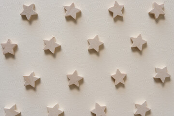 background with wooden stars