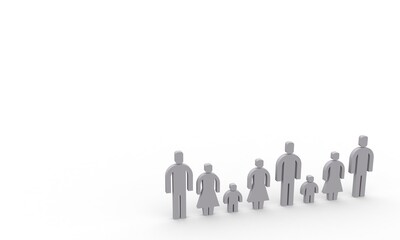 市民　住民　人々　大勢