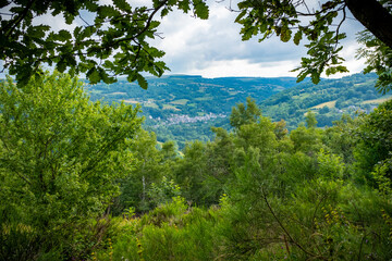 A village on the Way of St. James in central France